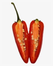 Chili Peppers And Chili Peppers,natural Foods,bell - Red Bell Pepper, HD Png Download, Free Download