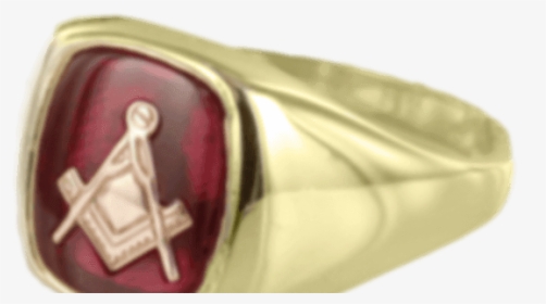 Freemason Ring Gold And Ruby, HD Png Download, Free Download