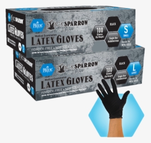Black Sparrow Gloves - Packaging And Labeling, HD Png Download, Free Download