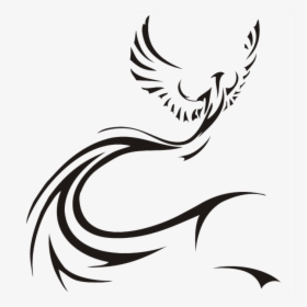 Transparent Phoenix Wings Png - Stencil Art Tattoo, Png Download, Free Download