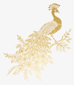 Gold Peacock Transparent Background, HD Png Download, Free Download