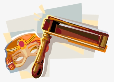 Vector Illustration Of Purim Noisemaker Gragger And - Purim Clip Art, HD Png Download, Free Download