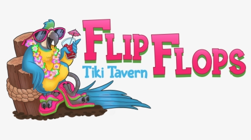 Transparent Tiki Hut Png - Flip Flops Tiki Tavern, Png Download, Free Download