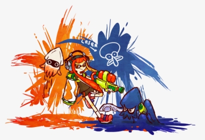 The Splatoon Team Consisted Of First Person Shooter - Rule 34 Nintendo Hot, HD Png Download, Free Download