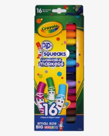 Crayola Pip-squeaks Washable Markers - Crayola Pip Squeaks Washable Markers 16, HD Png Download, Free Download
