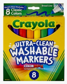 Crayola Bold Washable Broad Line Markers 8 Pack, HD Png Download, Free Download