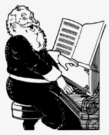 Santa Claus, Christmas Music, Piano, Parties - It's Beginning To Look Alot Like Fuck, HD Png Download, Free Download