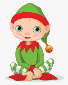 The Elf On The Shelf Santa Claus Christmas Elf Clip - Free Clip Art Elf, HD Png Download, Free Download