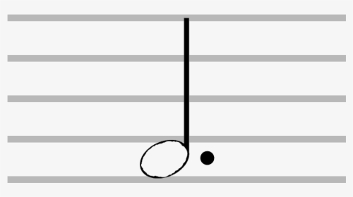 Dotted Half Note - Circle, HD Png Download, Free Download