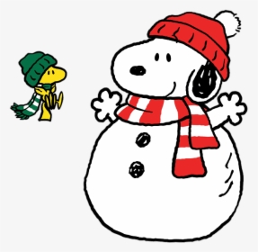 Snoopy Christmas Png - Snoopy Wearing A Scarf, Transparent Png, Free Download
