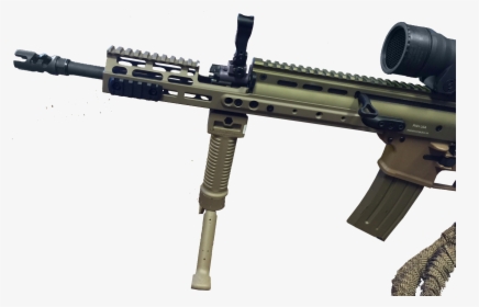 Scar 16s Fde Fully Loaded2 - Assault Rifle, HD Png Download, Free Download