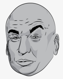 Vector Doctor Evil Mike Myers - Black And White Vector Pic Michael Myers, HD Png Download, Free Download