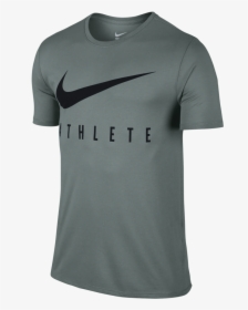 Swoosh Athlete T-shirt Men Green - Tee Shirt Nike Athlete, HD Png Download, Free Download