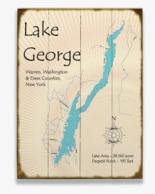 Lake George Ny On Map, HD Png Download, Free Download