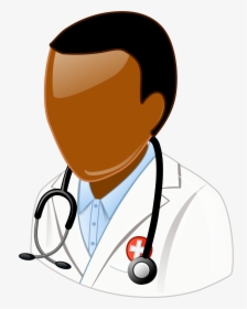 Vector Royalty Free Brown With Hair Big Image Png - Clip Art Doctor Physician, Transparent Png, Free Download