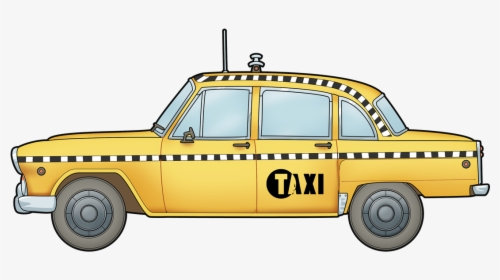 Taxi Clipart Animated - Taxi Clipart, HD Png Download, Free Download