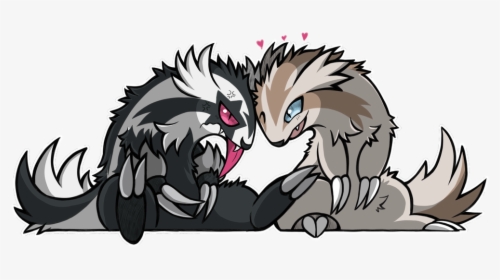 Kiss & Galarian Zigzagoon, HD Png Download, Free Download