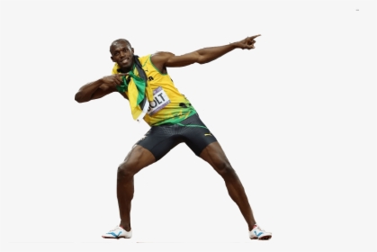 Usain Bolt Sideview - Usain Bolt .png, Transparent Png, Free Download
