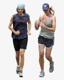 Man And Woman Are Running Png Image - People Running Png, Transparent Png, Free Download
