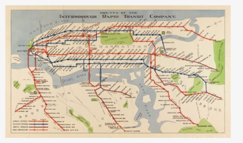 Manhattan Elevated Rail Map, HD Png Download, Free Download