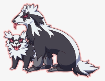 I Did A Drawing Of The The Galarian Versions Of Zigzagoon - Illustration, HD Png Download, Free Download