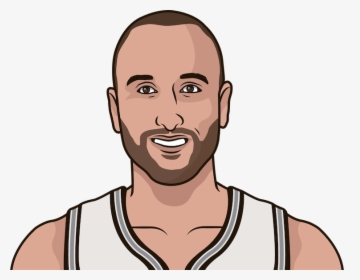 Manu Ginobili Points In The Last 2 Games - Steph Curry Face Drawing, HD Png Download, Free Download