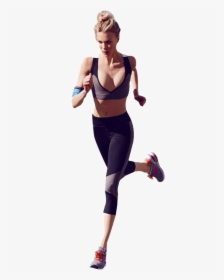 Running Female Transparent Images - Woman Jogging Png, Png Download, Free Download