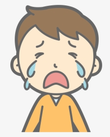 Crying Face Png - Crying Boy Clip Art, Transparent Png, Free Download