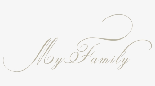 My Family Necklace - Png Text For Family, Transparent Png, Free Download