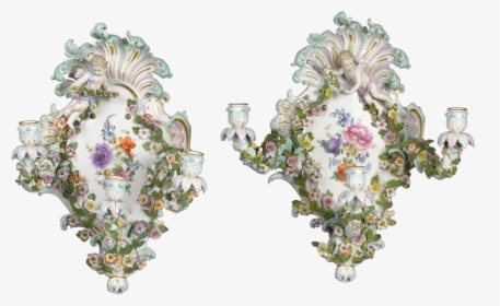 Meissen Wall Sconces - Sconce, HD Png Download, Free Download