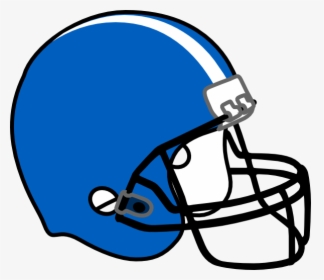 Football Helmet Blue Clip - White Football Helmet Clipart, HD Png Download, Free Download