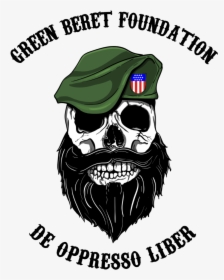 Gbf Skull Logo - Green Berets Logo, HD Png Download, Free Download