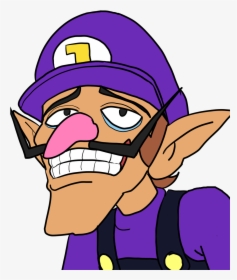 Transparent Waluigi Mustache Png - Cartoon, Png Download, Free Download