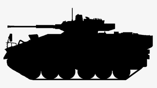 Warrior 510 11 Standard S-b - British Tank Silhouette, HD Png Download, Free Download