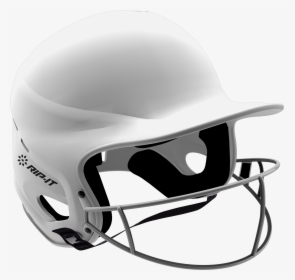 Rip-it Matte White Vision Pro Fastpitch Softball Helmet - Rip It Vision Pro Softball Helmet, HD Png Download, Free Download