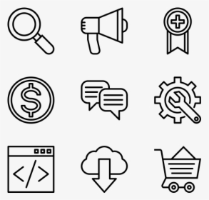 Essential Set - Hand Drawn Icon Png, Transparent Png, Free Download