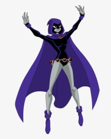 Fictional - Teen Titans Raven Flying, HD Png Download, Free Download