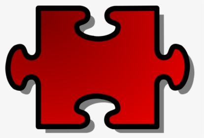 Red Jigsaw Piece 02 Png Clip Arts - Puzzle Piece Transparent Background, Png Download, Free Download