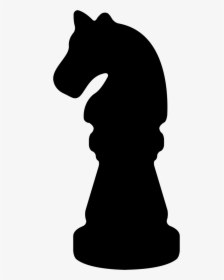 Horse Black Head Shape Of A Chess Piece - Icon Chess Piece Png ...