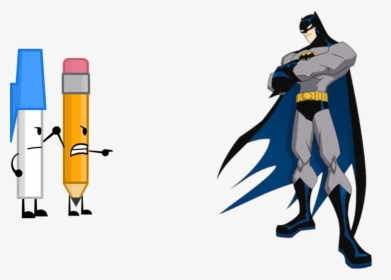 Svg Free Stock Image Pencil Vs Png Object Shows Community - Batman Cartoon, Transparent Png, Free Download