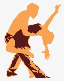Tango Silhouette - Transparent Salsa Dance Clipart, HD Png Download, Free Download