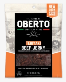 Teriyaki - Oberto Butchers Cut Bacon Jerky, HD Png Download, Free Download