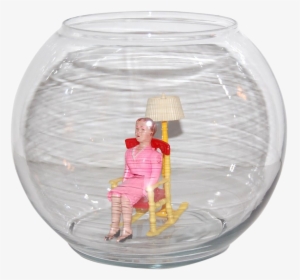 Murano Glass Bowl Fish Plastic - Glass Transparent Png Fish Bowl, Png Download, Free Download