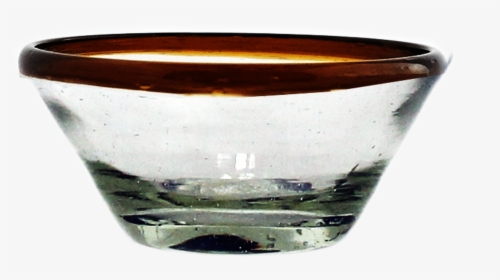 Bowl- Tiny Glass Amber Rim, HD Png Download, Free Download