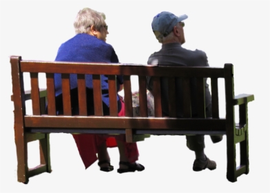 People Sitting Bench Png, Transparent Png, Free Download
