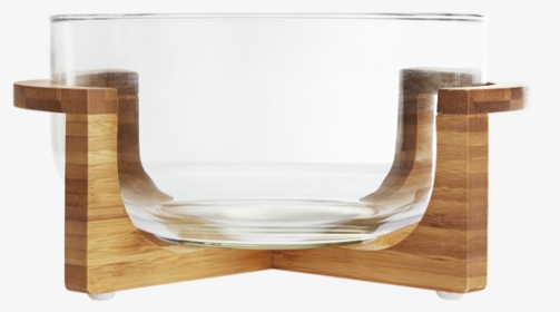 Wood And Glass Salad Dish, HD Png Download, Free Download