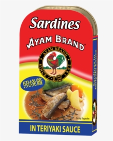 Ayam Brand Sardines In Teriyaki Sauce 120g - Ayam Brand Sardine Olive Oil, HD Png Download, Free Download