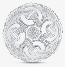 Wedding Ring Cut Glass Bowl By Hoare - Circle, HD Png Download, Free Download