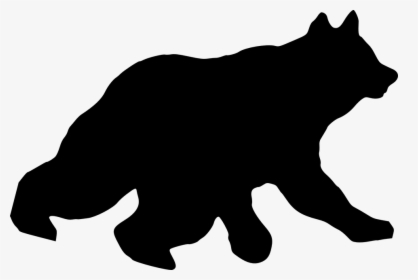 Polar Bear American Black Bear Silhouette Clip Art - Siluetas De Osos De Anteojos, HD Png Download, Free Download