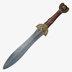 Celtic Leaf Short Larp Sword - Celtic Leaf Bladed Short Sword, HD Png Download, Free Download